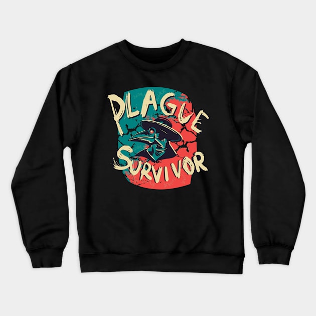 Plague Crewneck Sweatshirt by 2P-Design